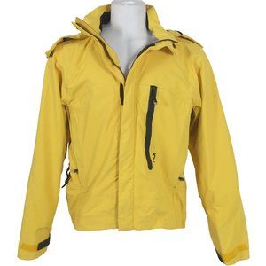 NEW Polo Ralph Lauren RLX Jacket! Large  Yellow  Shell  Taped Seams Hood Shorter